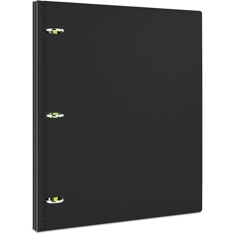 INFUN Telescoping 3 Ring Binder - 4PCS, Portable Plastic 3 Ring Binder with Telescoping Spine, Binders with Foldable Front Cover Holds 8.5"x11" Paper for School, Office, Homes