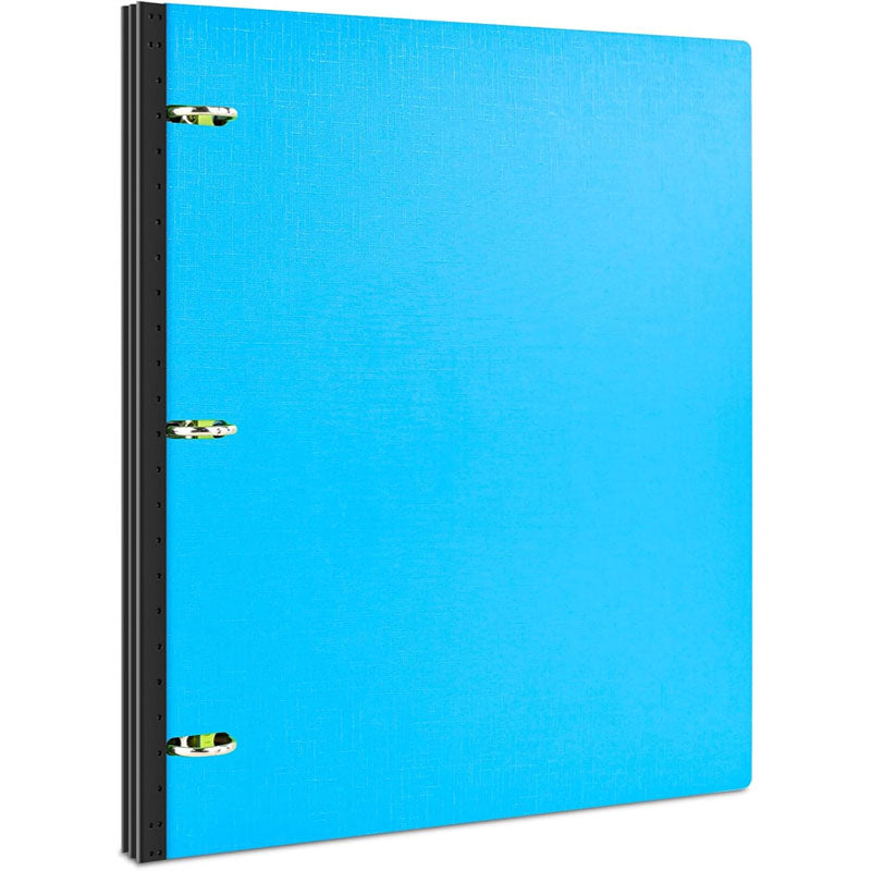 INFUN Telescoping 3 Ring Binder - 4PCS, Portable Plastic 3 Ring Binder with Telescoping Spine, Binders with Foldable Front Cover Holds 8.5"x11" Paper for School, Office, Homes